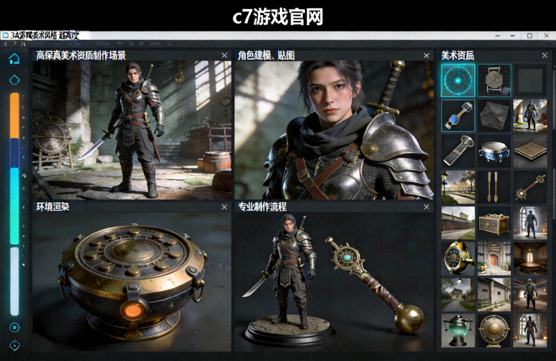 c7游戏官网3A大作定制高保真美术资产制作场景